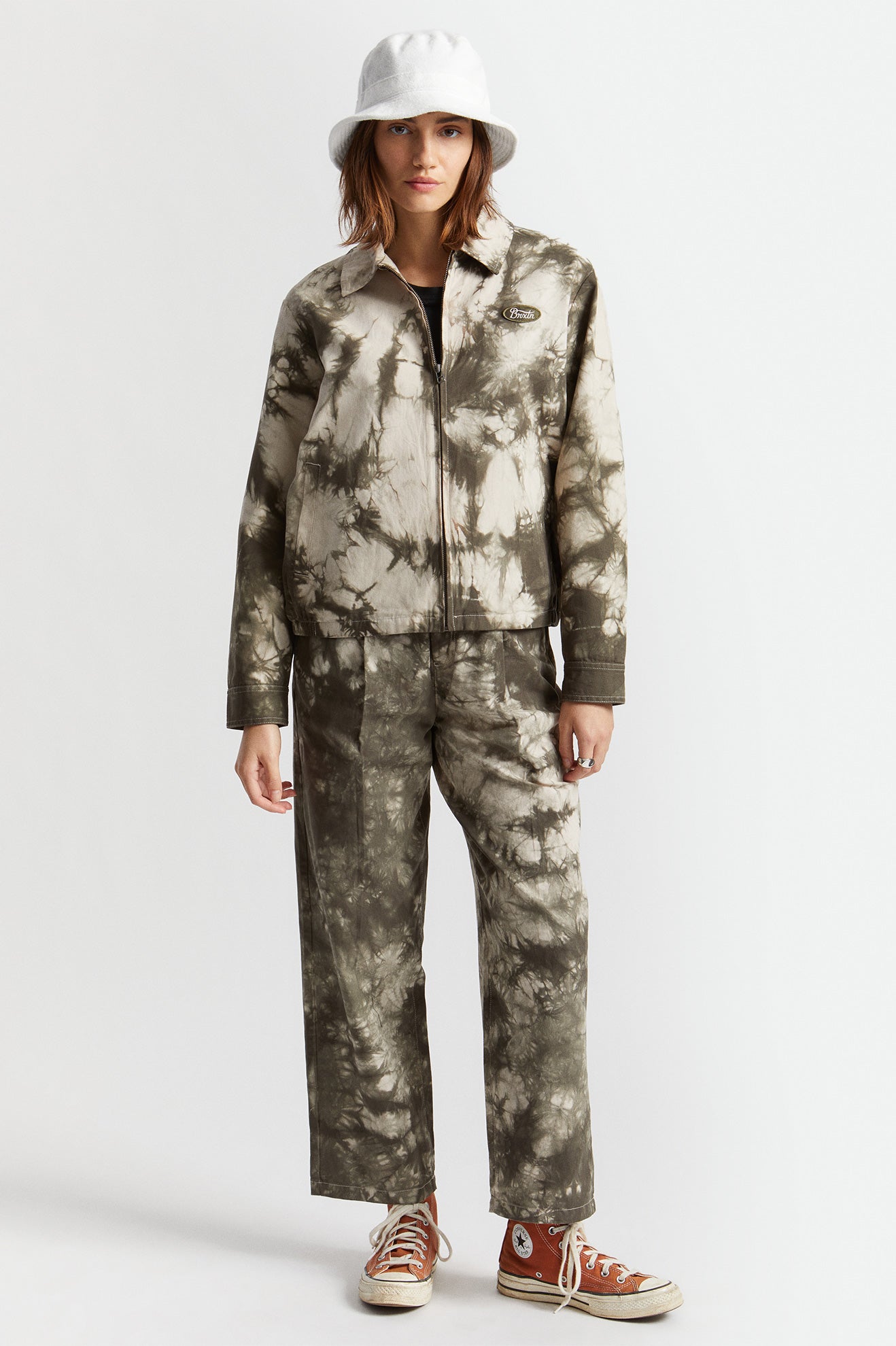 Utopia Jacket - Beige/Military Olive - Image 3